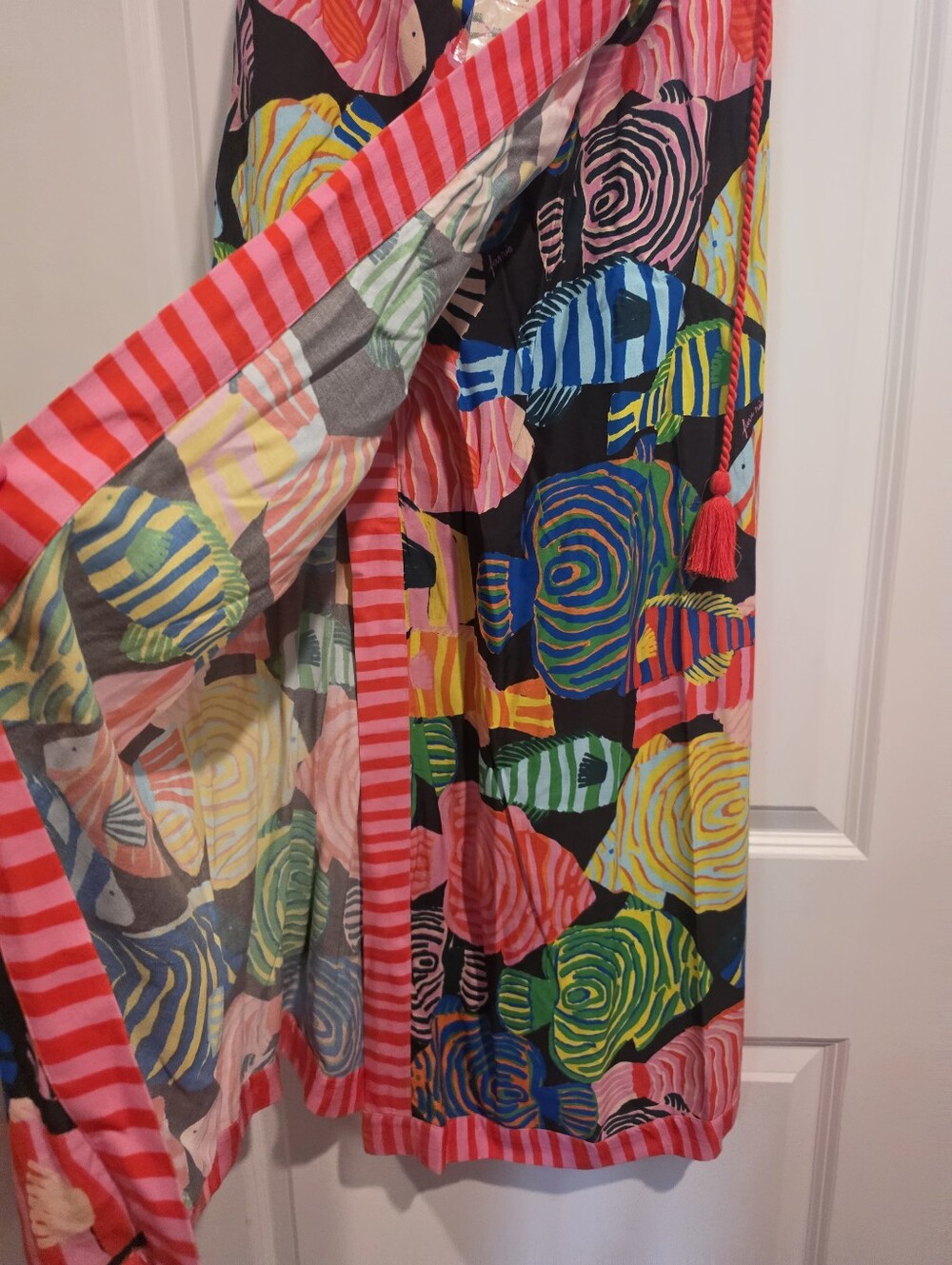 NWT Farm Rio Fish Wrap Skirt - Picture 5 of 7